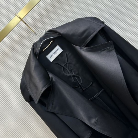 2023FW Trench Coat YSL Yves Saint Laurent Very Bargain 2023FW Trench Coat YSL Yves Saint Laurent Very Bargain