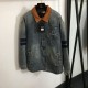2023FW YSL Yves Saint Laurent Limited gift denim coat 2023FW YSL Yves Saint Laurent Limited gift denim coat