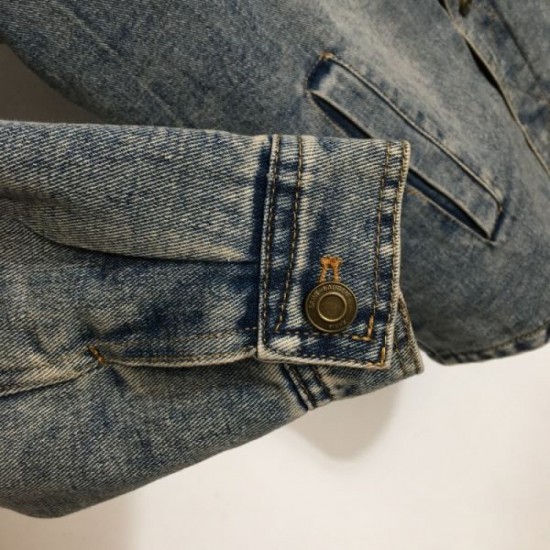 2023FW YSL Yves Saint Laurent Limited gift denim coat 2023FW YSL Yves Saint Laurent Limited gift denim coat