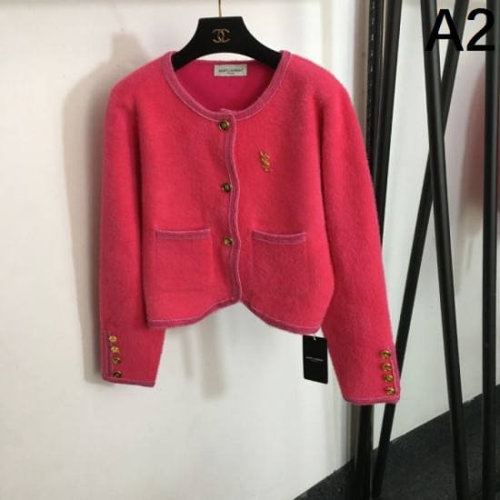 YSL Yves Saint Laurent New Must-Have 2023FW Knit Cardigan YSL Yves Saint Laurent New Must-Have 2023FW Knit Cardigan