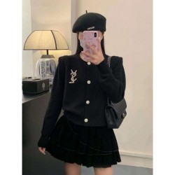 YSL Yves Saint Laurent Trending Item 2023FW Knit Cardigan