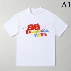 BALENCIAGA Balenciaga Short Sleeve T-shirt 2023SS Summer Refreshing Impression