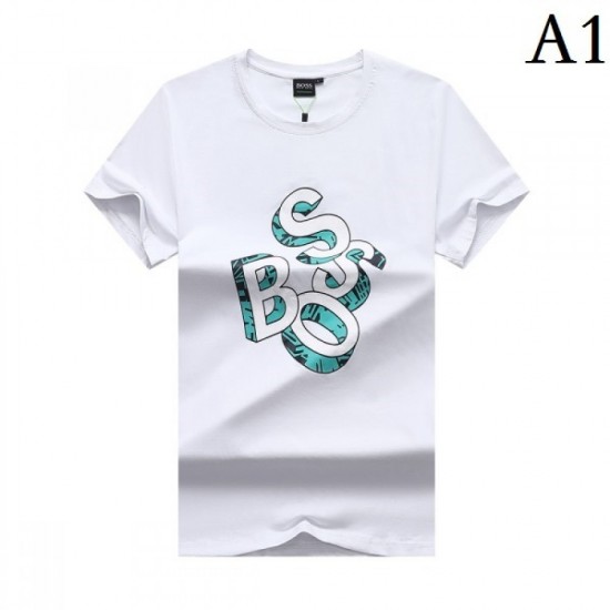 HUGO BOSS Hugo Boss full of the 2023SS short-sleeved T-shirt sense of quality HUGO BOSS Hugo Boss full of the 2023SS short-sleeved T-shirt sense of quality