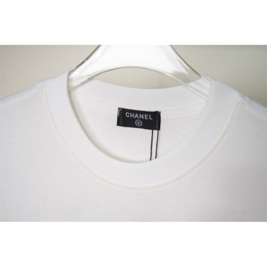 2023SS short-sleeved T-shirt A new work that has gained tremendous popularity CHANEL Chanel 2023SS short-sleeved T-shirt A new work that has gained tremendous popularity CHANEL Chanel