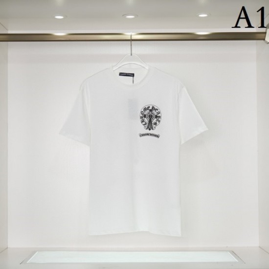 This year's fashion CHROME HEARTS Chrome Hearts 2023SS short sleeve T-shirt This year's fashion CHROME HEARTS Chrome Hearts 2023SS short sleeve T-shirt