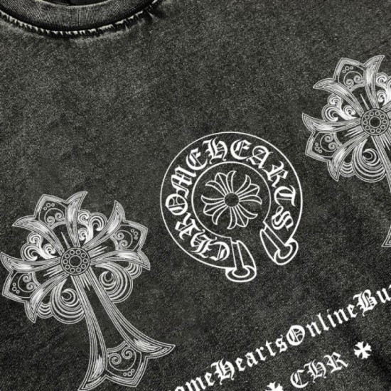 CHROME HEARTS Chrome Hearts short-sleeved T-shirt 2023SS boom is hot again CHROME HEARTS Chrome Hearts short-sleeved T-shirt 2023SS boom is hot again