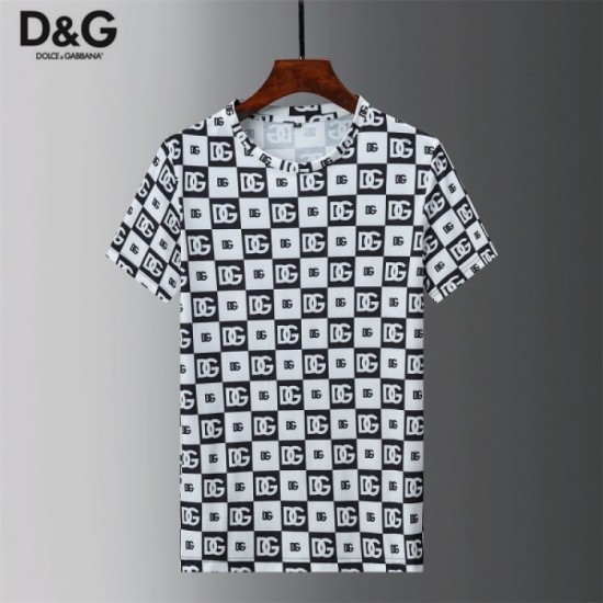 Classic popular DOLCE & GABBANA Dolce & Gabbana 2023SS short sleeve T-shirt Classic popular DOLCE & GABBANA Dolce & Gabbana 2023SS short sleeve T-shirt