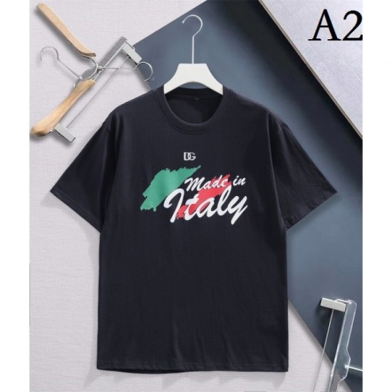 DOLCE & GABBANA Dolce & Gabbana short-sleeved T-shirt 2023SS popular topic DOLCE & GABBANA Dolce & Gabbana short-sleeved T-shirt 2023SS popular topic