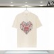 DIOR Dior 2023SS short-sleeved T-shirt with an eye-catching design DIOR Dior 2023SS short-sleeved T-shirt with an eye-catching design