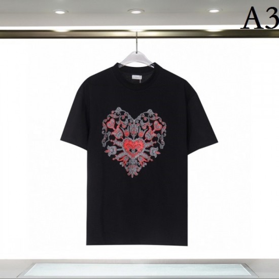 DIOR Dior 2023SS short-sleeved T-shirt with an eye-catching design DIOR Dior 2023SS short-sleeved T-shirt with an eye-catching design