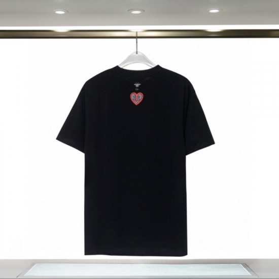 DIOR Dior 2023SS short-sleeved T-shirt with an eye-catching design DIOR Dior 2023SS short-sleeved T-shirt with an eye-catching design
