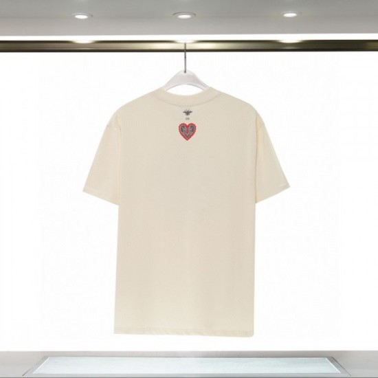 DIOR Dior 2023SS short-sleeved T-shirt with an eye-catching design DIOR Dior 2023SS short-sleeved T-shirt with an eye-catching design