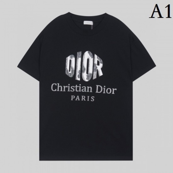 DIOR Dior short-sleeved T-shirt 2023SS latest ☆ popular ☆ hot topic DIOR Dior short-sleeved T-shirt 2023SS latest ☆ popular ☆ hot topic