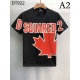 2023SS short-sleeved T-shirt Welcome this season DSQUARED2 DSQUARED2 2023SS short-sleeved T-shirt Welcome this season DSQUARED2 DSQUARED2