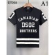 Summer popular DSQUARED2 Dsquared 2023SS short sleeve T-shirt Summer popular DSQUARED2 Dsquared 2023SS short sleeve T-shirt