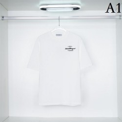 2023SS short-sleeved T-shirt magazine publication FERRAGAMO Salvatore Ferragamo
