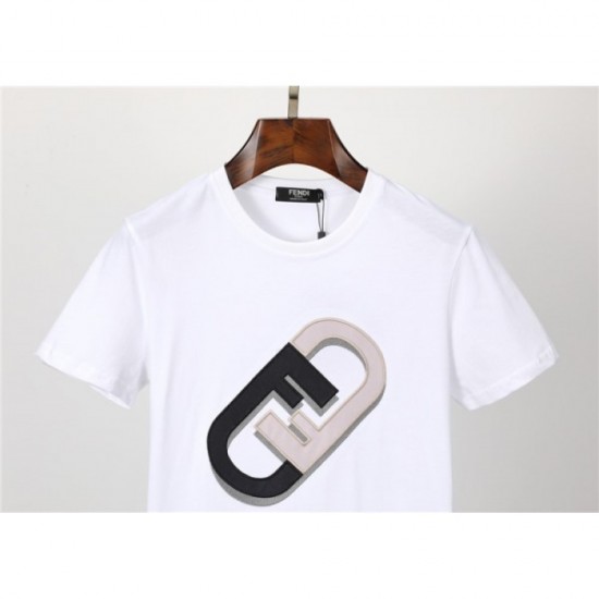2023SS Short-sleeved T-shirt Fashionable FENDI Fendi 2023SS Short-sleeved T-shirt Fashionable FENDI Fendi