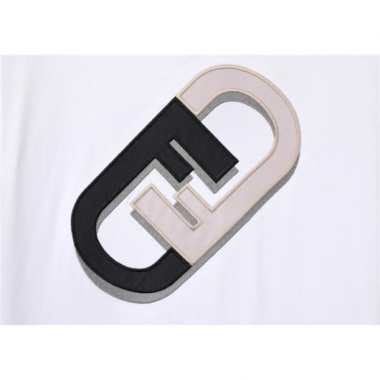 2023SS Short-sleeved T-shirt Fashionable FENDI Fendi 2023SS Short-sleeved T-shirt Fashionable FENDI Fendi