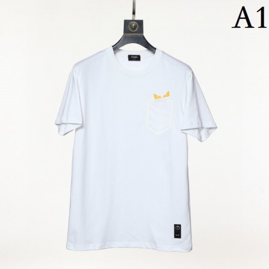 A must-have item for fashion people FENDI Fendi 2023SS short-sleeved T-shirt A must-have item for fashion people FENDI Fendi 2023SS short-sleeved T-shirt