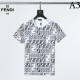 Sold out item FENDI Fendi 2023SS short sleeve T-shirt is sure to be a big success in summer Sold out item FENDI Fendi 2023SS short sleeve T-shirt is sure to be a big success in summer