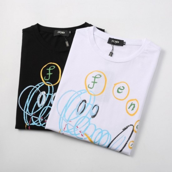 Nice design unarrived brand FENDI Fendi 2023SS short-sleeved T-shirt Nice design unarrived brand FENDI Fendi 2023SS short-sleeved T-shirt
