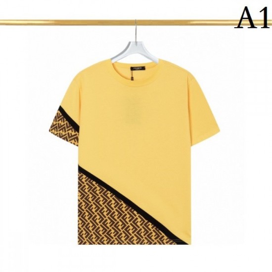 FENDI Fendi short-sleeved T-shirt 2023SS Finished with a unique impression FENDI Fendi short-sleeved T-shirt 2023SS Finished with a unique impression
