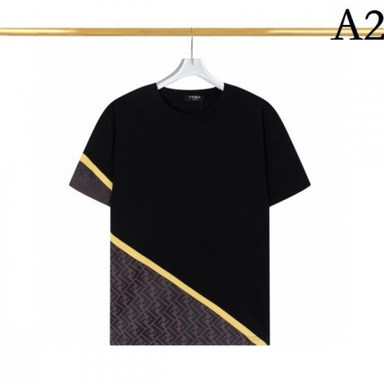 FENDI Fendi short-sleeved T-shirt 2023SS Finished with a unique impression FENDI Fendi short-sleeved T-shirt 2023SS Finished with a unique impression