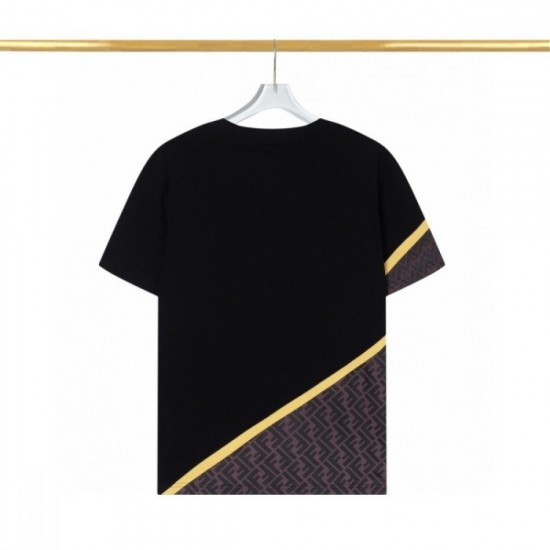 FENDI Fendi short-sleeved T-shirt 2023SS Finished with a unique impression FENDI Fendi short-sleeved T-shirt 2023SS Finished with a unique impression