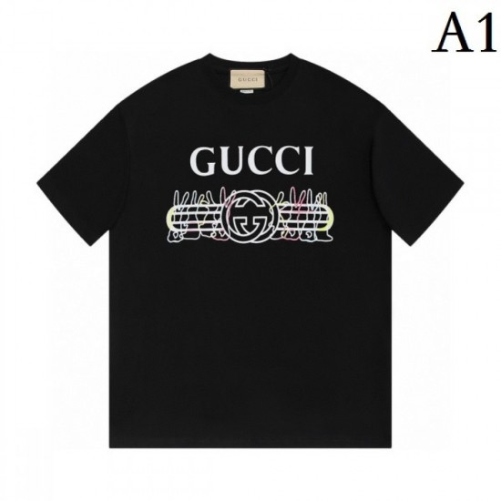 2023SS short-sleeved T-shirt fashionable GUCCI Gucci 2023SS short-sleeved T-shirt fashionable GUCCI Gucci