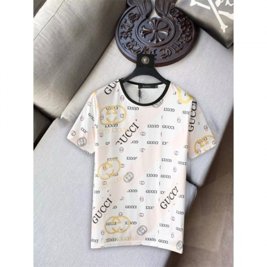 GUCCI Gucci 2023SS short-sleeved T-shirt with the impression of a fashionable senior GUCCI Gucci 2023SS short-sleeved T-shirt with the impression of a fashionable senior