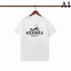 2023SS short-sleeved T-shirt love at first sight inevitable summer sale HERMES Hermes