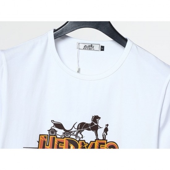 Fashionable keyword HERMES Hermes 2023SS short sleeve T-shirt Fashionable keyword HERMES Hermes 2023SS short sleeve T-shirt