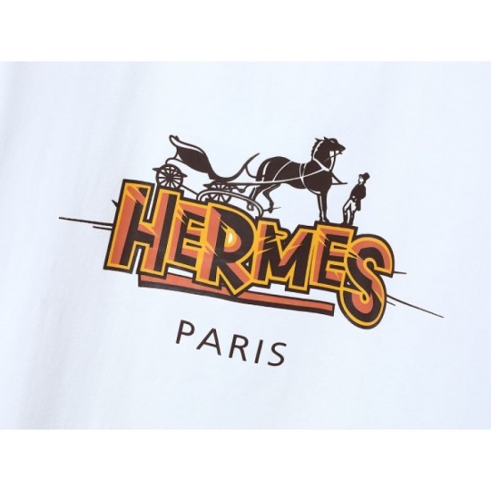 Fashionable keyword HERMES Hermes 2023SS short sleeve T-shirt Fashionable keyword HERMES Hermes 2023SS short sleeve T-shirt