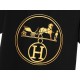 HERMES Hermes 2023SS short-sleeved T-shirt finished in a sexy style HERMES Hermes 2023SS short-sleeved T-shirt finished in a sexy style