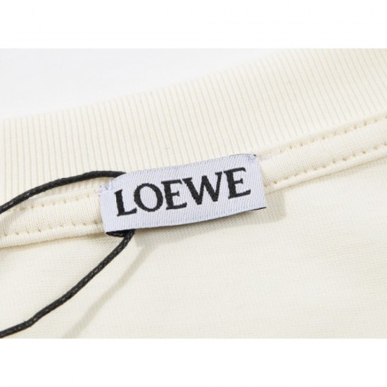 2023SS short-sleeved T-shirt local price new spring and summer LOEWE Loewe 2023SS short-sleeved T-shirt local price new spring and summer LOEWE Loewe