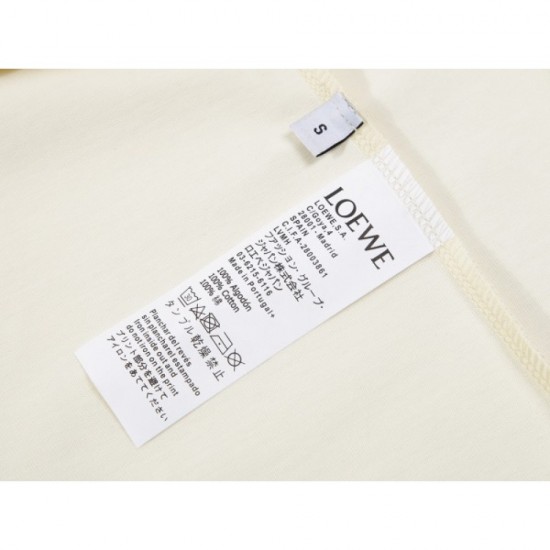 2023SS short-sleeved T-shirt local price new spring and summer LOEWE Loewe 2023SS short-sleeved T-shirt local price new spring and summer LOEWE Loewe