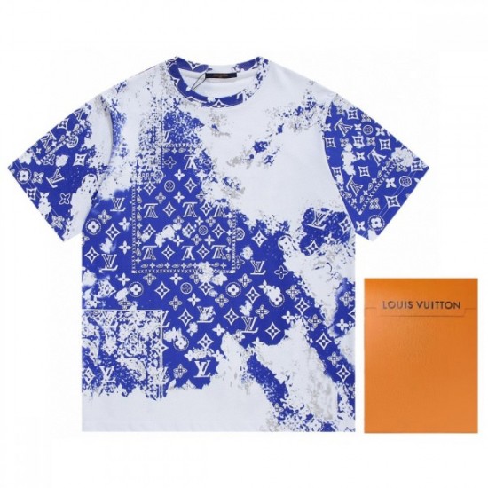 2023SS short-sleeved T-shirt overseas popular LOUIS VUITTON Louis Vuitton 2023SS short-sleeved T-shirt overseas popular LOUIS VUITTON Louis Vuitton