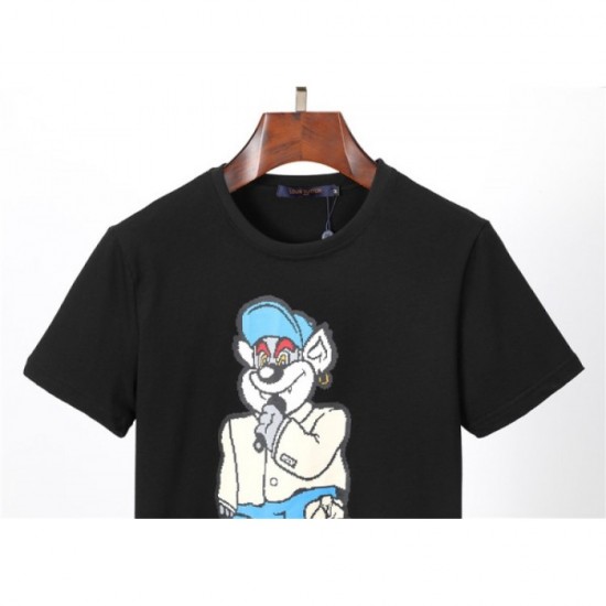 2023SS short-sleeved T-shirt color rich LOUIS VUITTON Louis Vuitton 2023SS short-sleeved T-shirt color rich LOUIS VUITTON Louis Vuitton
