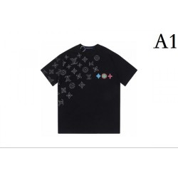 LOUIS VUITTON Louis Vuitton short sleeve T-shirt 2023SS Easy to wear color