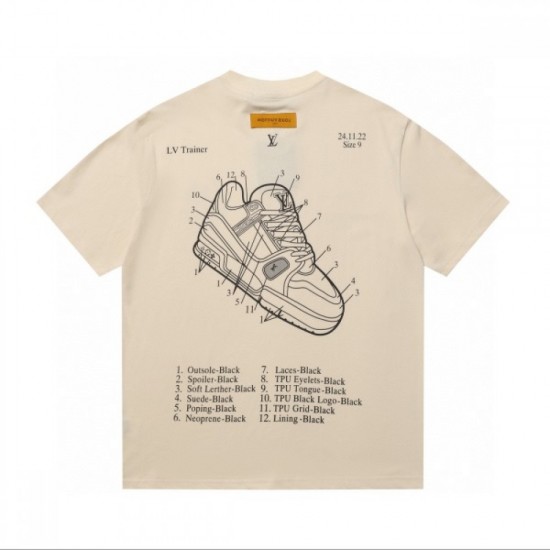 LOUIS VUITTON Louis Vuitton short-sleeved T-shirt 2023SS spring must be sold out LOUIS VUITTON Louis Vuitton short-sleeved T-shirt 2023SS spring must be sold out