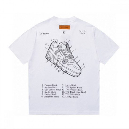 LOUIS VUITTON Louis Vuitton short-sleeved T-shirt 2023SS spring must be sold out LOUIS VUITTON Louis Vuitton short-sleeved T-shirt 2023SS spring must be sold out