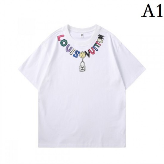 LOUIS VUITTON Louis Vuitton short sleeve T-shirt 2023SS popular model favorite LOUIS VUITTON Louis Vuitton short sleeve T-shirt 2023SS popular model favorite