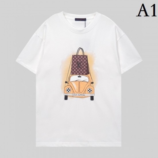 LOUIS VUITTON Louis Vuitton short-sleeved T-shirt 2023SS super popular series LOUIS VUITTON Louis Vuitton short-sleeved T-shirt 2023SS super popular series