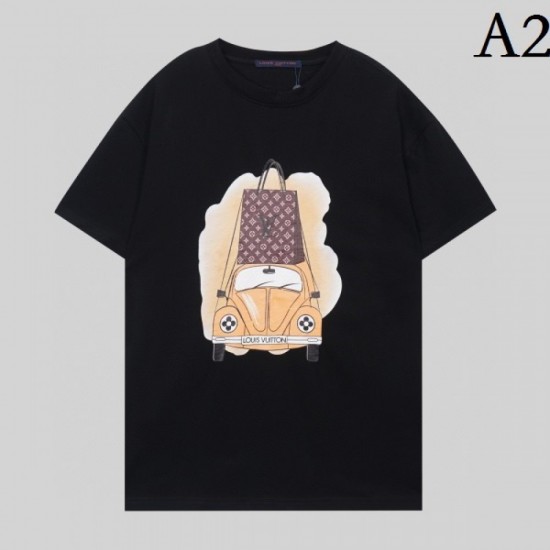 LOUIS VUITTON Louis Vuitton short-sleeved T-shirt 2023SS super popular series LOUIS VUITTON Louis Vuitton short-sleeved T-shirt 2023SS super popular series