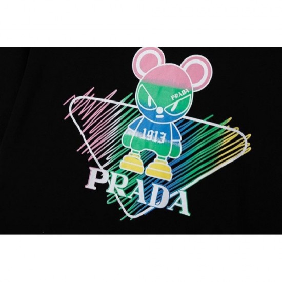 2023SS short-sleeved T-shirt Popular new work for this summer PRADA Prada 2023SS short-sleeved T-shirt Popular new work for this summer PRADA Prada