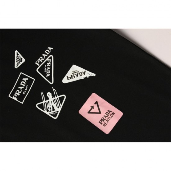 PRADA Prada short-sleeved T-shirt 2023SS This year's excellent item PRADA Prada short-sleeved T-shirt 2023SS This year's excellent item