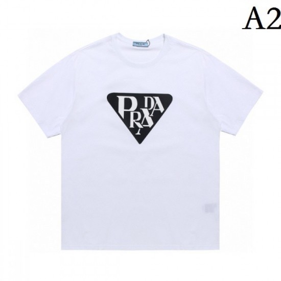 PRADA Prada short-sleeved T-shirt 2023SS There is a sense of fashion this season PRADA Prada short-sleeved T-shirt 2023SS There is a sense of fashion this season