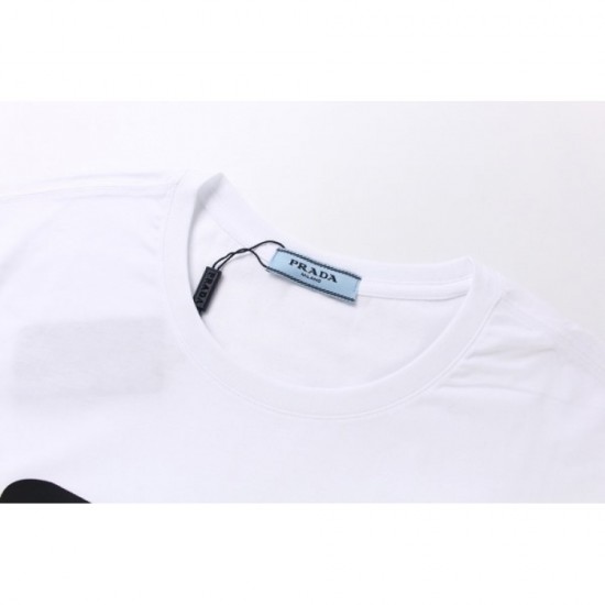 PRADA Prada short-sleeved T-shirt 2023SS There is a sense of fashion this season PRADA Prada short-sleeved T-shirt 2023SS There is a sense of fashion this season