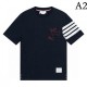 Popular colors in stock! THOM BROWNE Thom Browne 2023SS short-sleeved T-shirt Popular colors in stock! THOM BROWNE Thom Browne 2023SS short-sleeved T-shirt