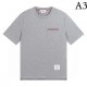 Thom Browne Thom Browne 2023SS short sleeve T-shirt with a strong sense of neatness Thom Browne Thom Browne 2023SS short sleeve T-shirt with a strong sense of neatness